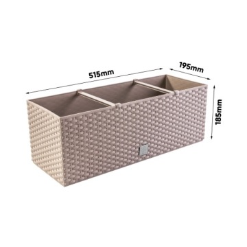 4 ящика для цветов RATO CASE DRTC500, система Mocca