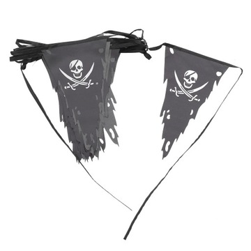 Pirackie flagi Party Banner Girlanda stołowa