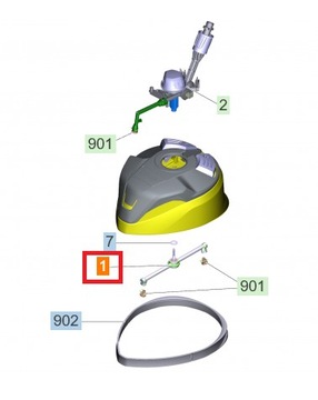 Ротор KARCHER для T-racer T 3 T 5 T7 plus K 4-7