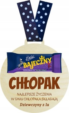 Prezent Dzień Chłopaka MEDAL BAJECZNY CHŁOPAK