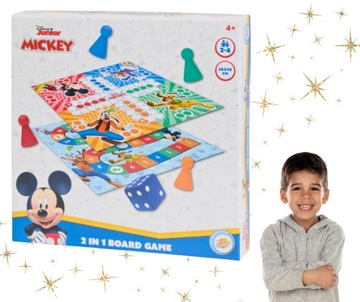 Gra planszowa 2w1 Myszka Mickey