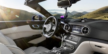 Автомобильный держатель для телефона MEGA, вращающееся ЗЕРКАЛО ЗАДНЕГО ВИДА