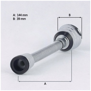 Двухфункциональный аэратор с гибким шлангом.