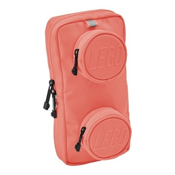 LEGO PLECAK TORBA NA RAMIĘ NERKA KLOCEK KORALOWY