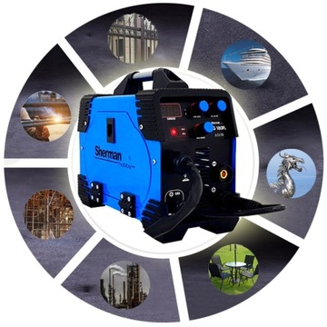 MIGOMAT SHERMAN 180 FL MMA MIG MAG TIG 230В 6КГ
