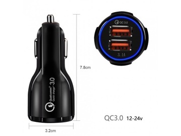 АВТОМОБИЛЬНОЕ ЗАРЯДНОЕ УСТРОЙСТВО QUICK CHARGE 3.0 QC