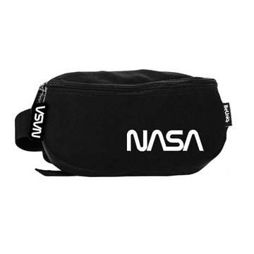 Saszetka na pas nerka czarna NASA