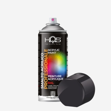 HQS SPRAY LAKIER UNIWERSALNY 400ML RAL 8019 BRĄZOWY SZARY MATOWY