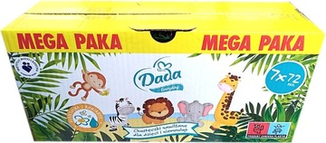 Chusteczki nawilżane DADA EVERYDAY 7 x 72szt