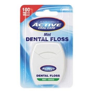 ACTIVE NIĆ DENTYSTYCZNA 100M DENTAL FLOSS MIĘTA-WO