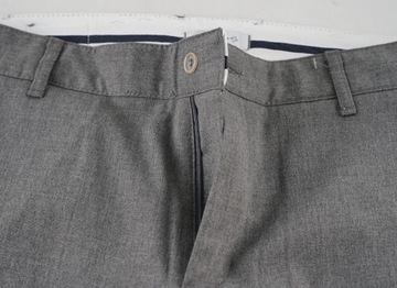 Męskie spodnie wizytowe eleganckie bawełna beżowe ecru chinosy 1938 38