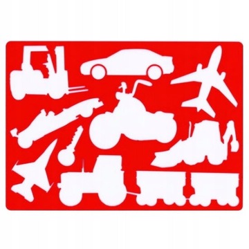 ШАБЛОН ТРАНСПОРТНОГО СРЕДСТВА ДЛЯ РИСОВАНИЯ ДЛЯ ДЕТЕЙ КОХ-И-НУР