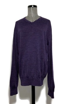 DRESSMANN sweter 100% merino wool idl L