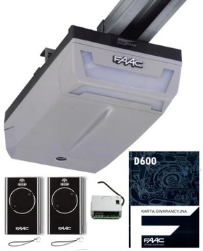 Napęd do bramy garażowej FAAC D600 -868MHz