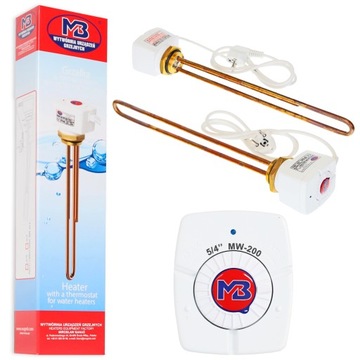 GRZAŁKA do BOJLERA GALMET 2000W 2 kW 5/4 TERMOSTAT