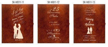 ГРАФИН-КОРОБКА ДЛЯ СТАКАНОВ С ГРАВИРОВКОЙ ПОДАРОК ​​НА ЮБИЛЕЙ СВАДЬБЫ