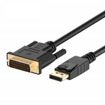 Adapter kabla DP na DVI 24+1 DisplayPort 1080P Kabel do konwersji DP na DVI
