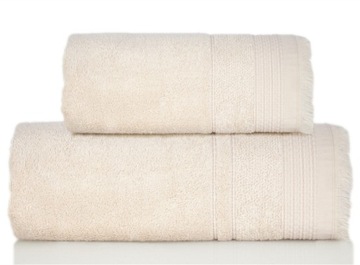GRENO Gruby Ręcznik BAMBOO 4U beż 70x140