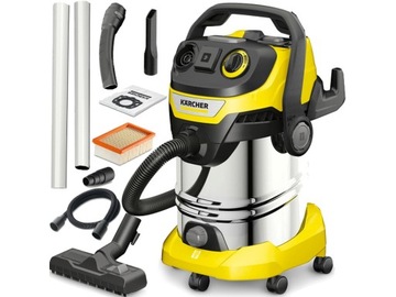 ODKURZACZ WARSZTATOWY PRZEMYSŁOWY KARCHER Premium 1300W ZESTAW AKCESORIA