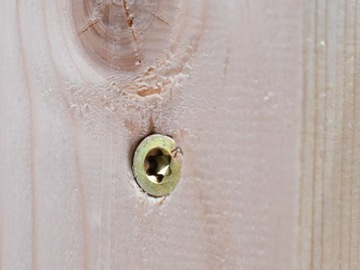 WKRĘTY CIESIELSKIE 4,5x80 TORX ŁEB STOŻKOWY OCYNK ZŁOTY 200sztuk