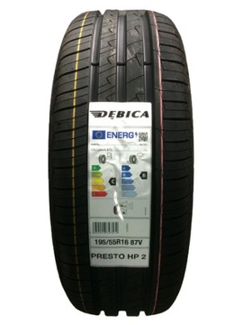 4 x OPONY LETNIE 195/55R16 87V Dębica Presto HP 2