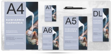 ULOTKI A5 GRUBE Twarde KREDA 200 g PREMIUM KOLOR 200 sztuk TWÓJ WZÓR