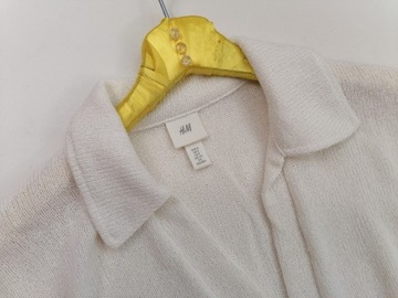H&M 36/S Bluzka/Sweterek ciążowy z kołnierzem