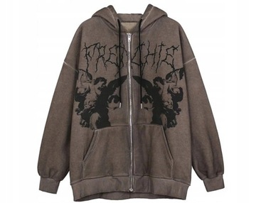 BLUZA Z KAPTUREM goth grunge harajuku Anioł Bluzyr