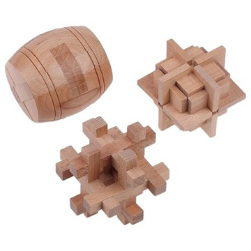 Puzzle 3D Drewniana Łamigłówka Zabawka dla dzieci