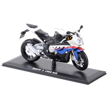 BMW S1000 RR model z podstawką skala 1:12 Maisto