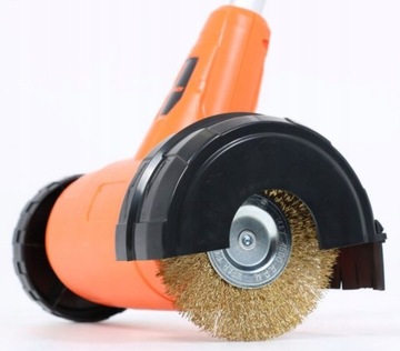 ЩЕТОЧНО-ОЧИСТИТЕЛЬНАЯ МАШИНА ДЛЯ ОЧИСТКИ БРУСТОЧКИ, СОРНЯКОВ, МХОВЫХ ШВОВ 400ВТ