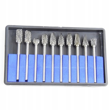 Nowe 10 sztuk 1/8 Shank frez z węglika wolframu