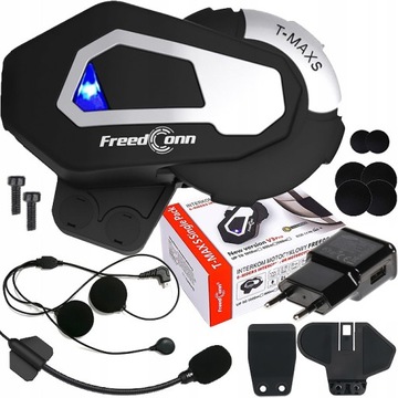 INTERKOM 6 OSÓB BLUETOOTH FREEDCONN T-MAX S V3 PRO