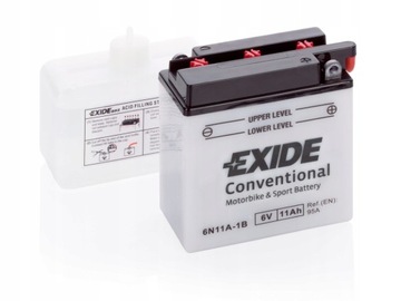 Akumulator EXIDE 6V 11Ah 6N11A-1B WSK SHL 125