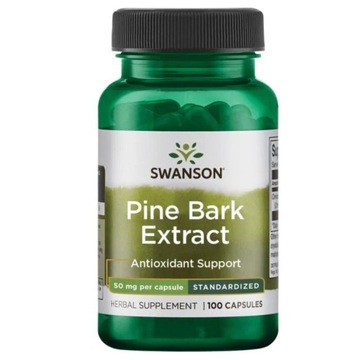 SWANSON Pine Bark Extract 50mg 100caps KORA SOSNY