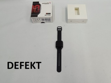 AMAZFIT ACTIVE smartwatch zegarek sportowy AMOLED GPS czarny