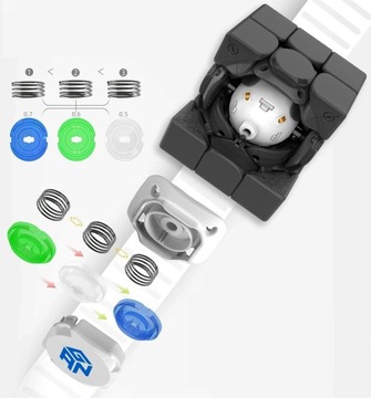 ПРОФЕССИОНАЛЬНЫЙ МАГНИТНЫЙ SMART CUBE 3x3x3 GAN 356 i v3 + ПОДСТАВКА