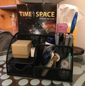 БОЛЬШОЙ НАСТОЛЬНЫЙ ОРГАНАЙЗЕР, ВМЕСТИТЕЛЬНЫЙ, МЕТАЛЛ, 6 ОТДЕЛЕНИЙ + ЯЩИК