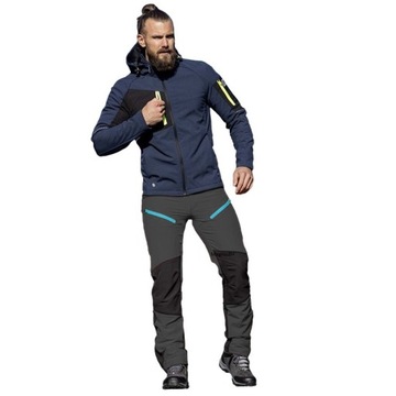 Мужские рабочие брюки Softshell Membrane Elastic Health and Safety ARDON CITYCONIC 62