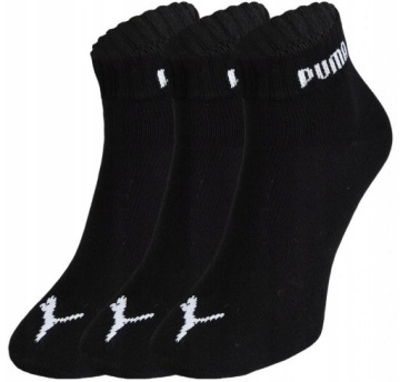 ЧЕРНЫЕ НОСКИ PUMA, 3 ПАКЕТА 43–46