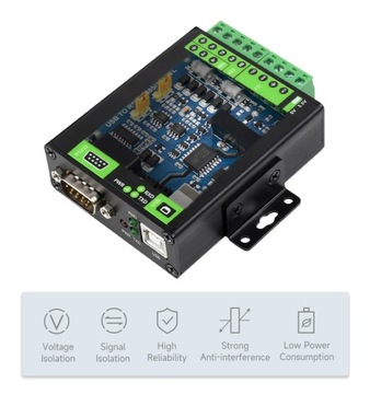 Промышленный преобразователь USB-RS232/485/422/TTL