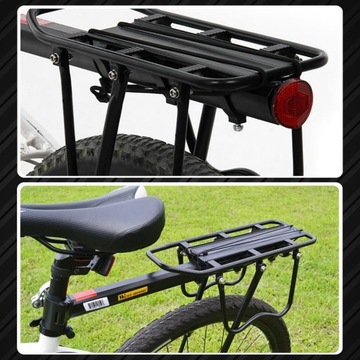 ЗАДНЕЕ АЛЮМИНИЕВОЕ БАГАЖНИК ДЛЯ ВЕЛОСИПЕДОВ DURABLE 50KG UNIVERSAL XXL SOLID