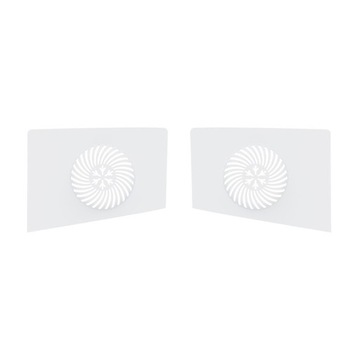 2 шт. верхняя пластина игровой консоли для версии PS5, охлаждающий корпус для рассеивания тепла