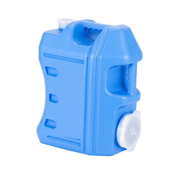 Portable Water Container Water Bucket 15L with Screw Lid Water Barrel Blue