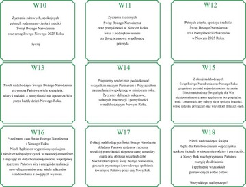 Firmowe kartki świąteczne Boże Narodzenie Z LOGO - Papier perłowy + koperta