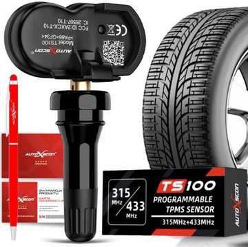 Czujnik TPMS UNIWERSALNY GUMA 315+433 Mhz 4szt