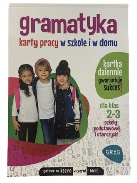 Sprawdziany karty pracy z gramatyki klasa 2 3 GREG