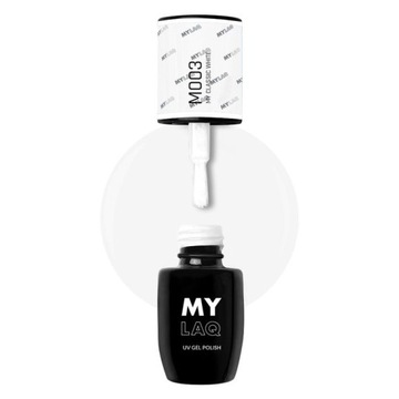 MYLAQ Lakier Hybrydowy M003 My Classic White INK 5