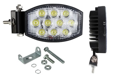 LAMPA LEDOWA ROBOCZA 10 LED 30W BOCZNE MOCOWANIE 12-24V MOCNA