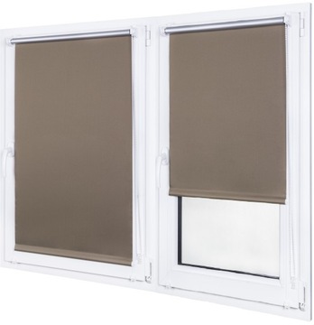 ROLETA TERMO TERMICZNA SILVER WEWNĘTRZNA Z PROWADNICAMI NA WYMIAR 42x215 CM